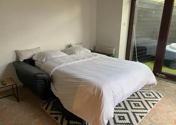 Studio Duplex Avec Spa Et Cour Privee